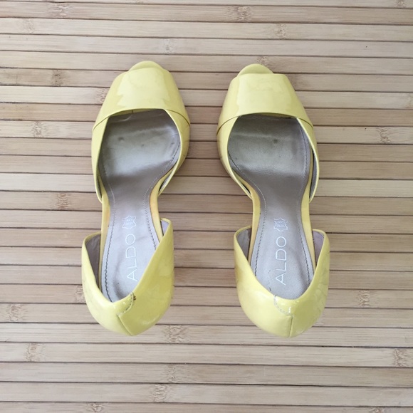 Aldo yellow patent leather heels - Picture 2 of 6